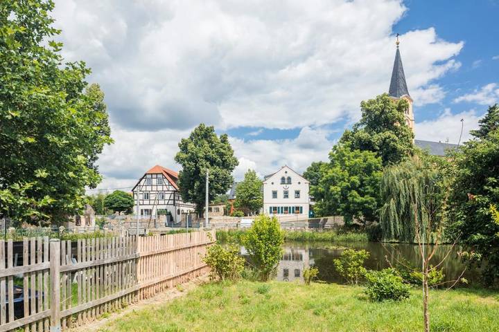 Ferienwohnung für 4 Personen, mit Ausblick und Garten sowie Seeblick, mit Haustier in Sächsisches Elbland - 3