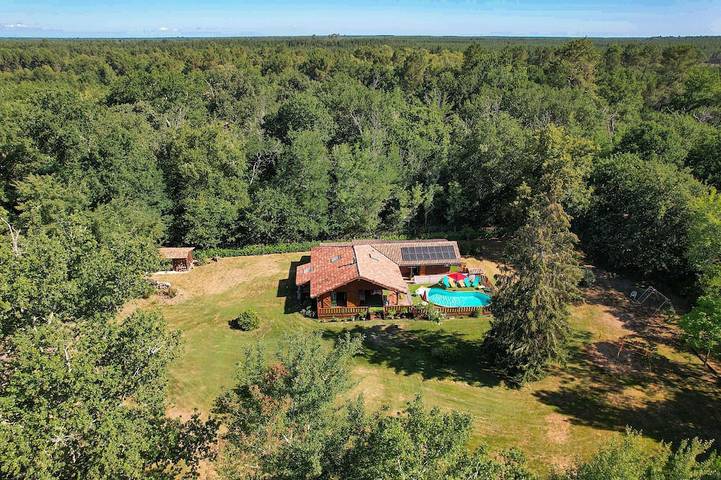 Chalet pour 8 personnes, avec jardin et terrasse