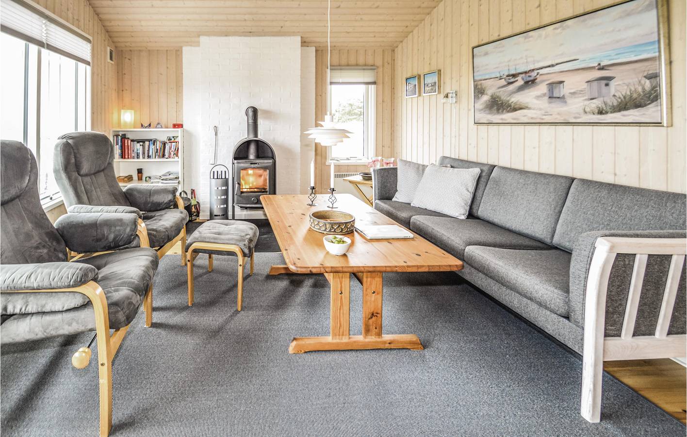 Ferienhaus für 6 Personen mit Terrasse in Løkken, Hjørring und Umgebung