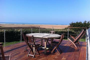Gîte pour 8 personnes, avec jardin et balcon à Tréogat
