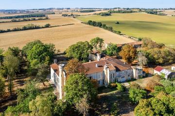Château pour 20 personnes, avec jardin et terrasse dans le Gers