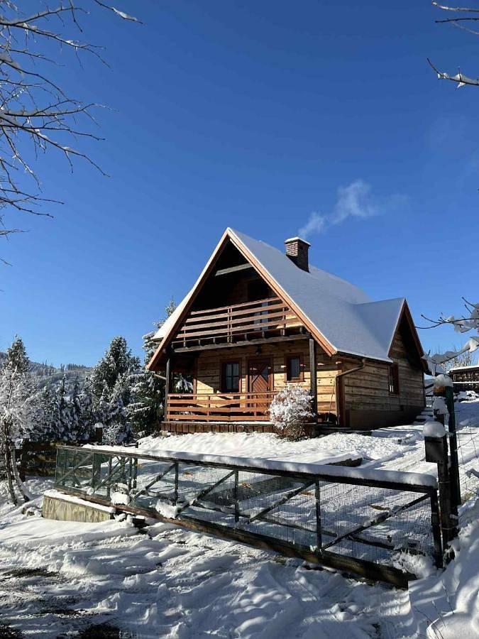 Domek letniskowy dla 5 osób, z Balkon i Taras oraz Widok w Brenna