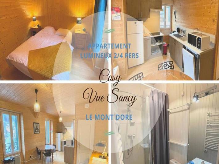 Gîte pour 4 personnes, adapté aux familles dans Bowling Le Mont Dore