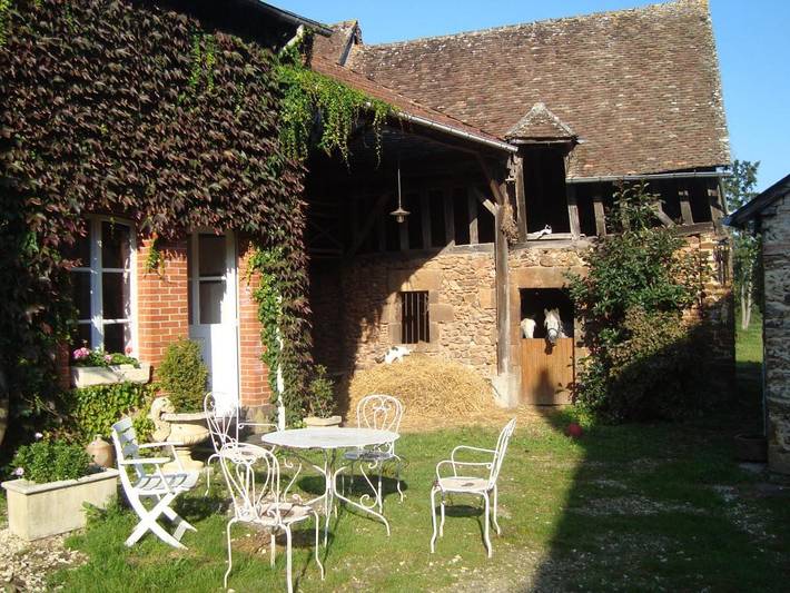 Chambre d’hôte pour 3 personnes, avec Terrasse ainsi que Jardin et Vue