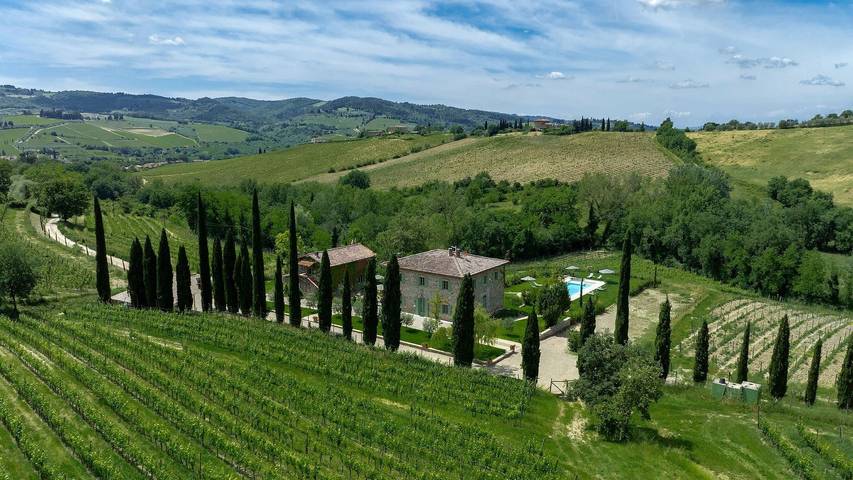 Location de vacances pour 12 personnes, avec terrasse et jardin, animaux acceptés à Greve In Chianti - 3