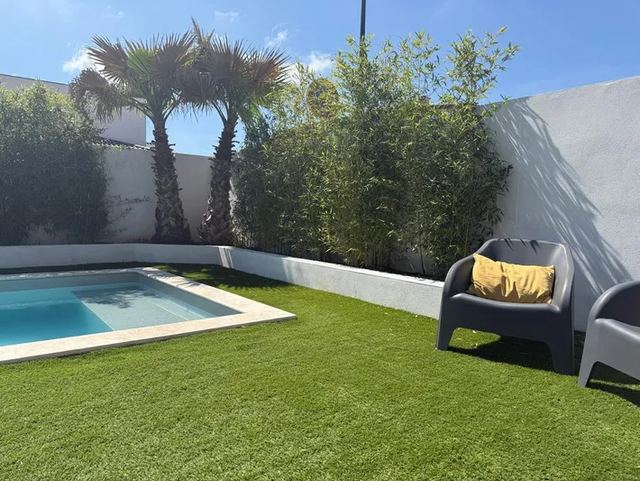Chalet para 8 personas, con piscina y jardín - 1