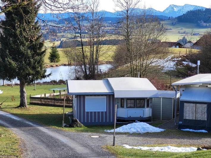 Location de vacances pour 4 personnes, avec vue sur le lac ainsi que vue et jardin, adapté aux familles à Weiler-Simmerberg - 4