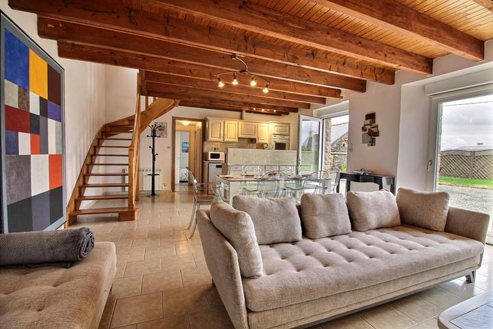 Gîte pour 6 personnes, avec Jardin à Lézardrieux