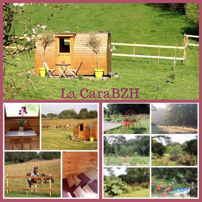 Location de vacances pour 2 personnes, avec jardin ainsi que terrasse et vue dans Guimiliau - 4