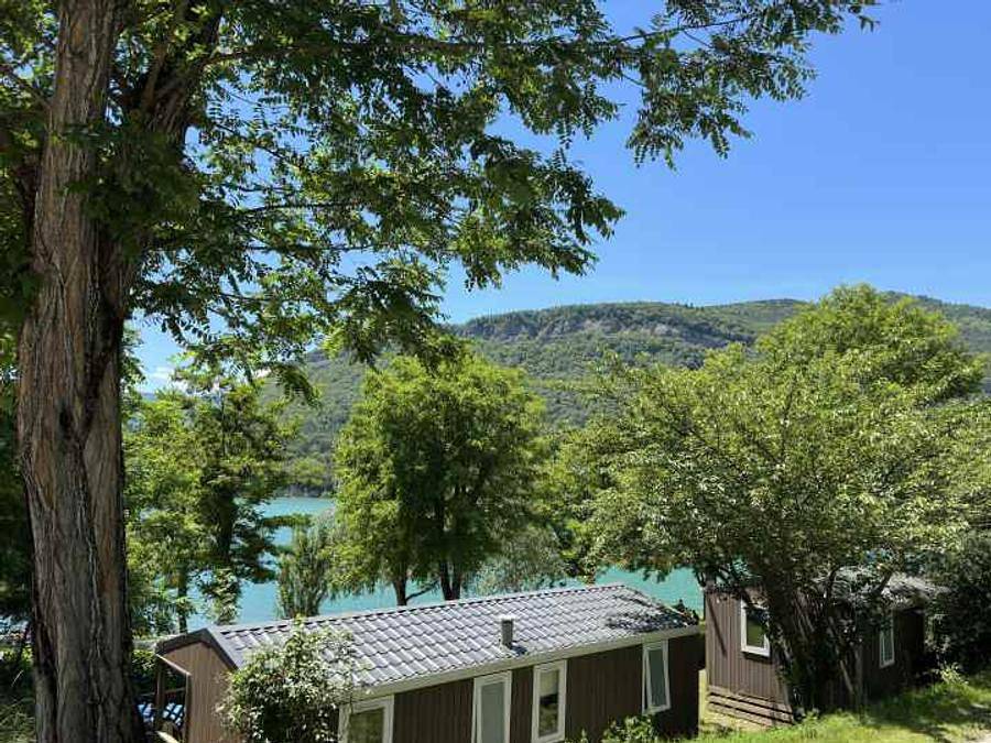 Camping De Savel - Mobile home 4 persons - Loggia in Mayres-Savel, Vercors