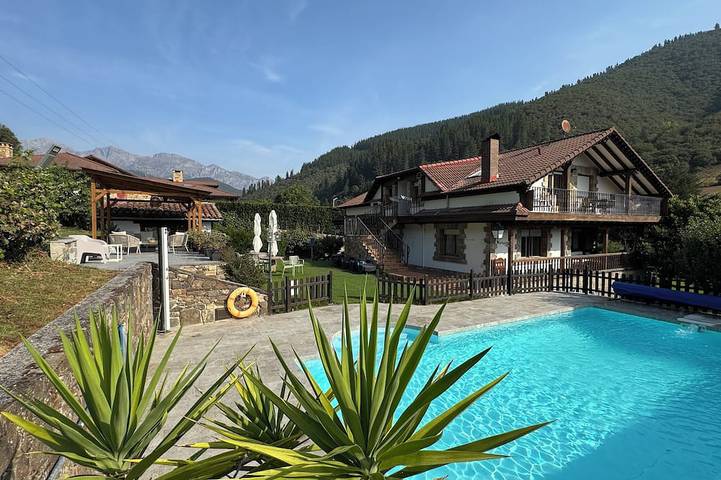 Cabaña para 6 personas, con jardín en Cantabria