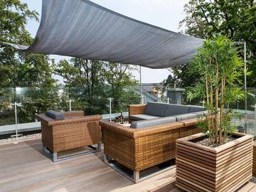 Ferienhaus für 6 Personen, mit Pool und Whirlpool sowie Garten und Sauna in Binz