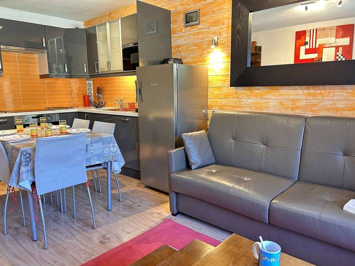 Ganze Wohnung, Appartement mit Pistenblick - 5 Pers. in Station de Risoul, Risoul