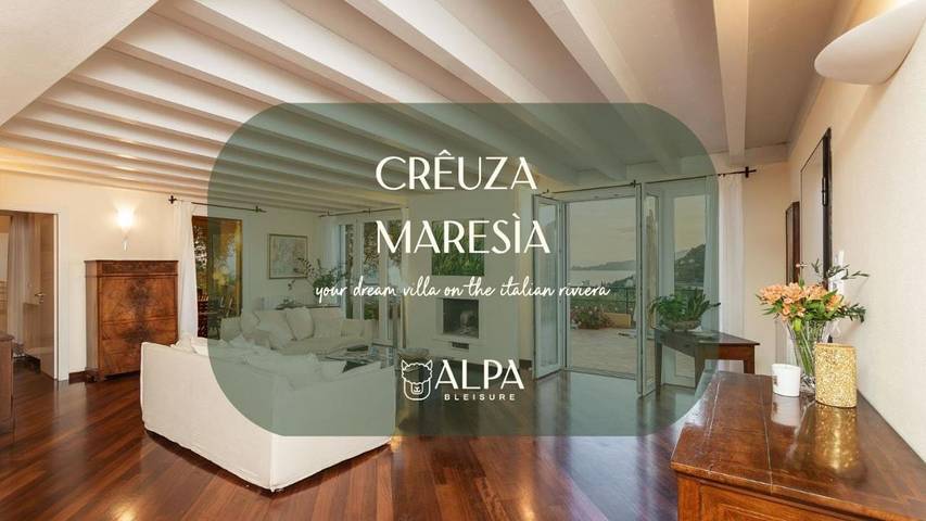Villa per 8 persone, con Balcone e Terrazza nonché Giardino e Panorama a Chiavari