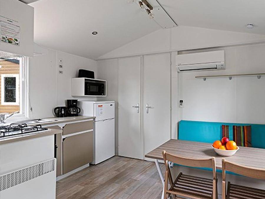 Camping Le Neptune - Mobilhome 4 personas - Confort | 2 Dormitorios | 4 Pers. | Terraza individual | Aire acondicionado in La Côte Vermeille, Argelès-sur-Mer