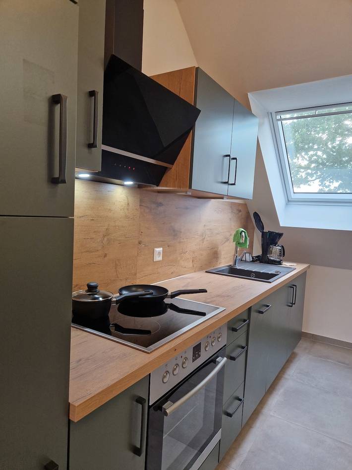 Ferienwohnung für 4 Personen, mit Balkon und Sauna sowie Ausblick in Hasetal - 3
