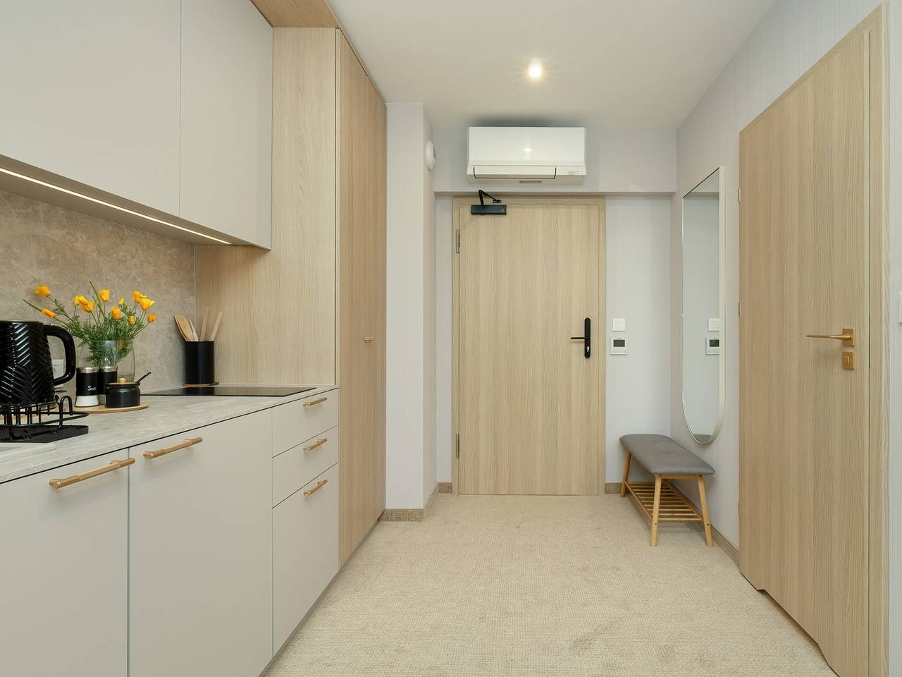 Ganze Wohnung, Ferienstudio mit Klimaanlage, Sommerpool in Łukęcin, Baltic Sea Pomerania