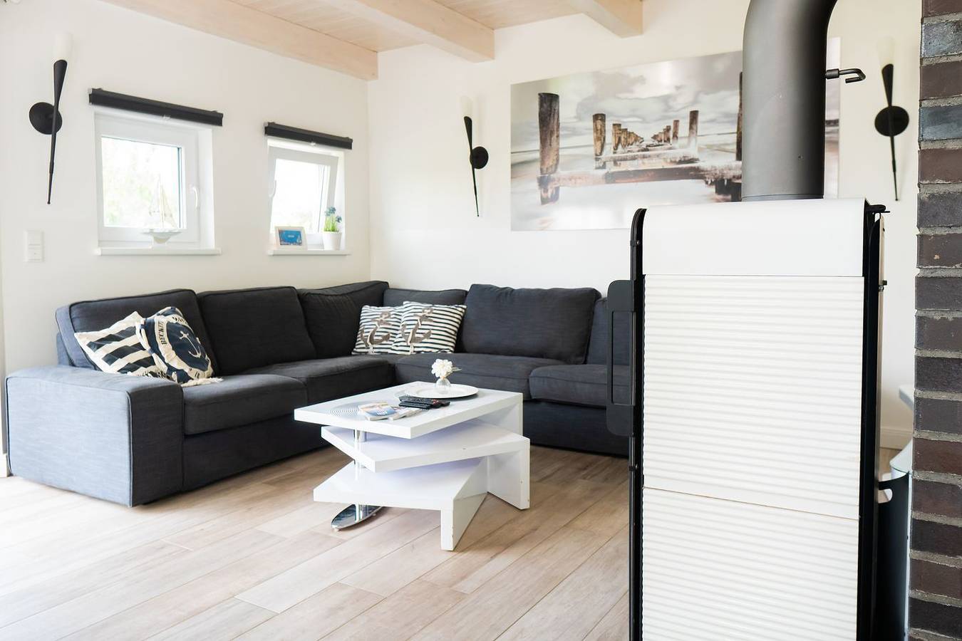 Ferienhaus "Marie Ii" in Holm: Sauna, Strandkorb & 600 m zum Sandstrand in Holm, Schönberg