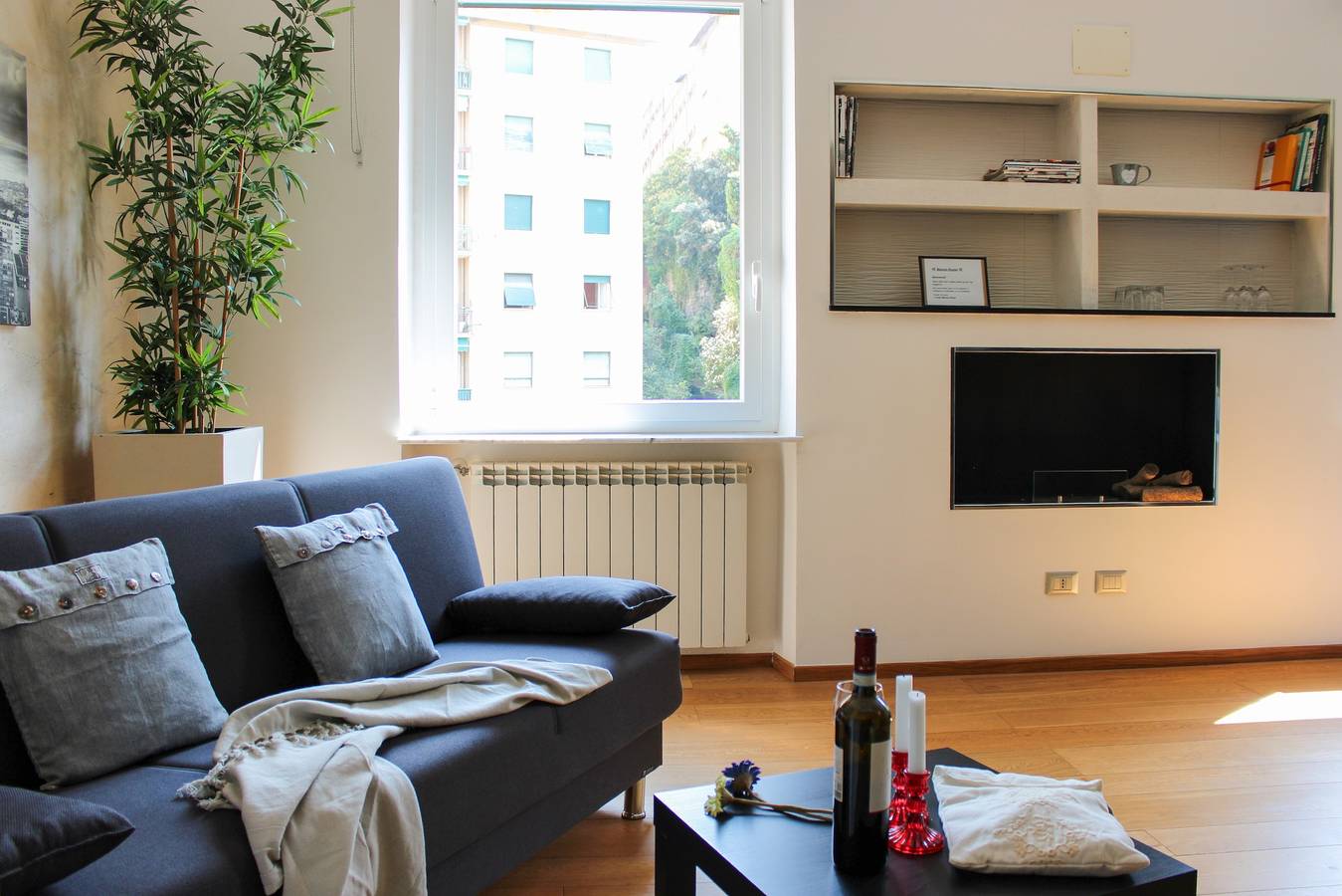 Ganze Wohnung, Komfort & Entspannung – Whirlpool, Parkplatz und Flughafen in 5 Minuten in Genua (Stadt), Genua