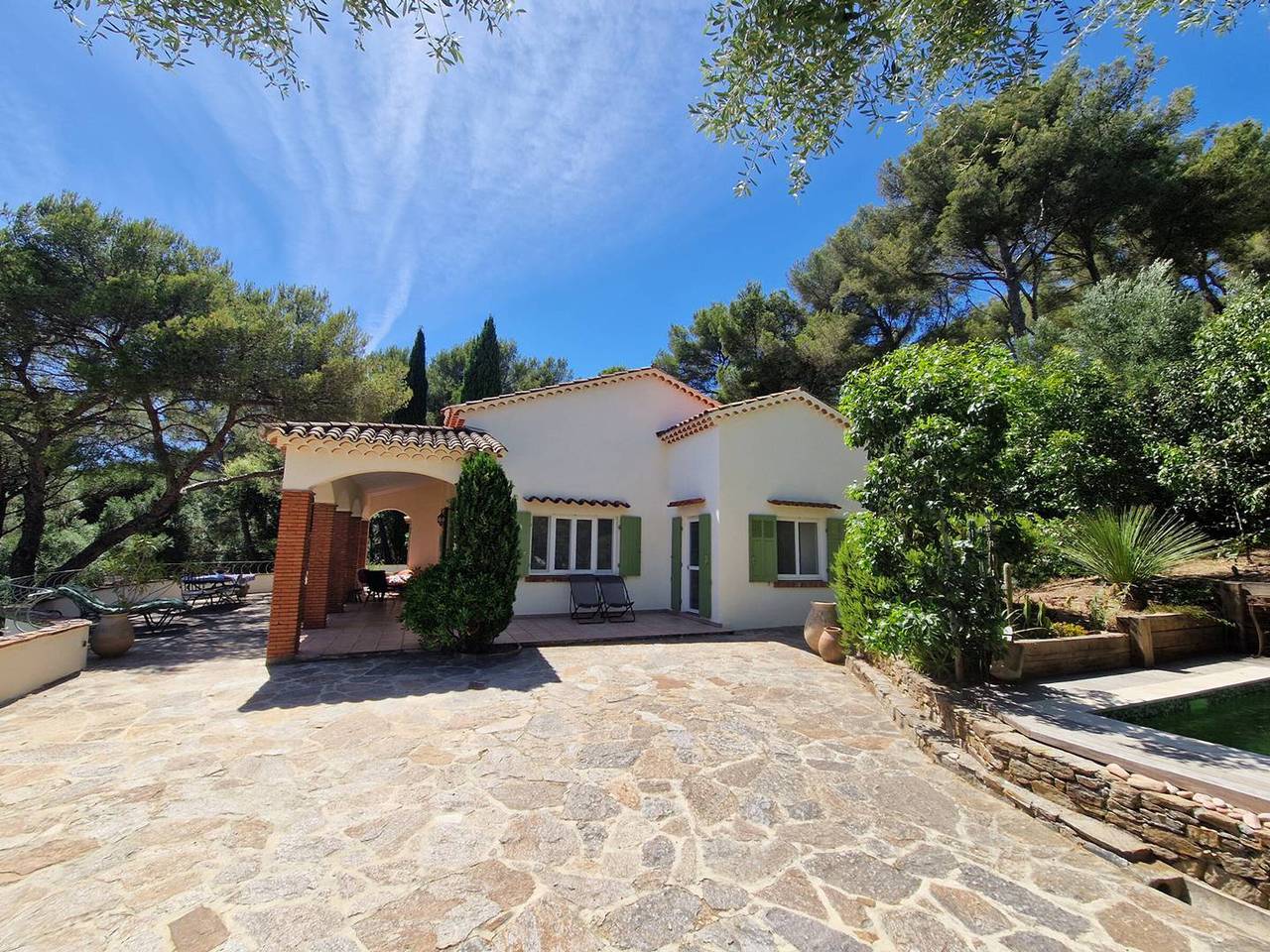 Ruhige Villa mit Klima und Pool in Cavalaire-sur-Mer, Parc national Port-Cros