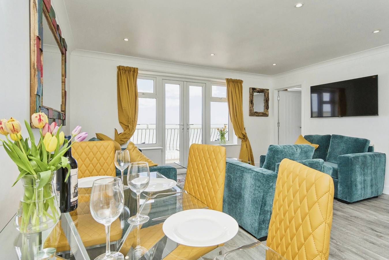 Geheel appartement, Vakantieappartement voor 4 personen met balkon in Shanklin, Wight