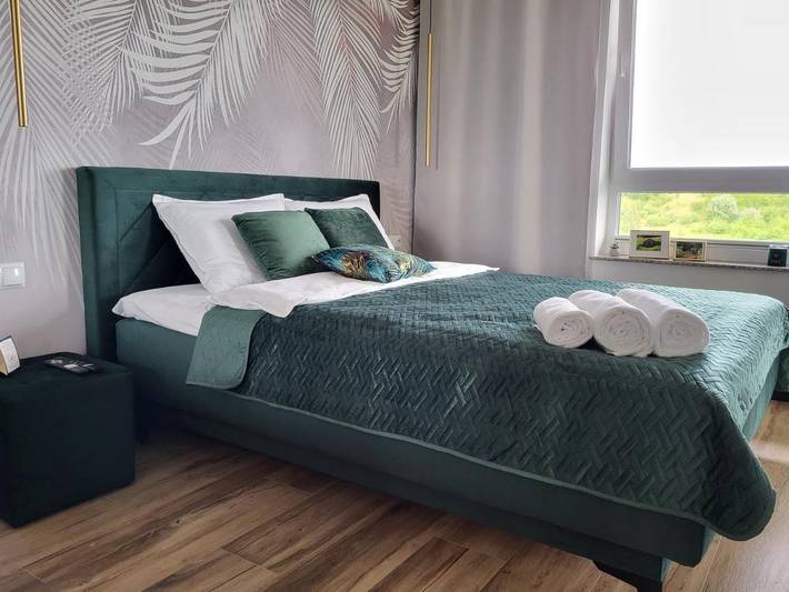 Apartament wakacyjny dla 6 osób, z Balkon i Taras oraz Widok w Suwałki