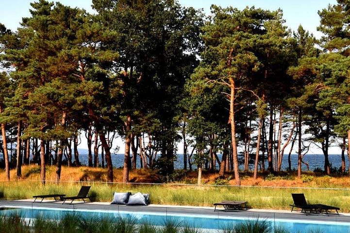 Geheel appartement, Vakantieappartement voor 5 personen met zwembad in Strand Prora, Binz