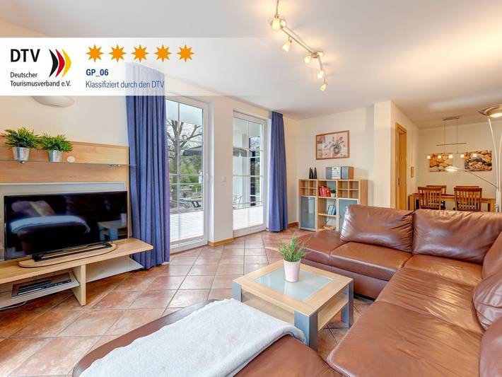 Ferienwohnung für 4 Personen, mit Balkon und Sauna in Seebad Heringsdorf