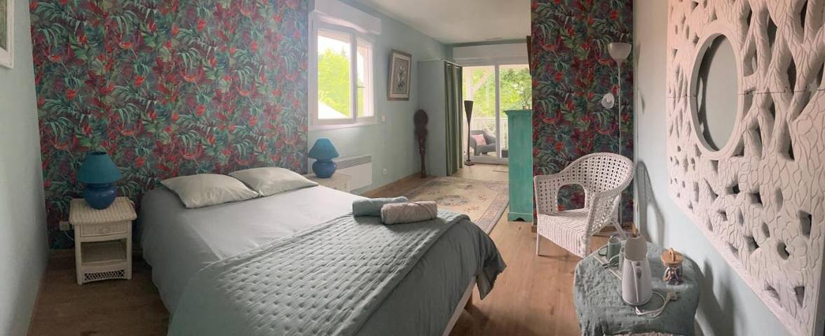 Chambre d’hôte pour 2 personnes, avec piscine et terrasse ainsi que jardin et vue à Andernos-les-Bains - 2