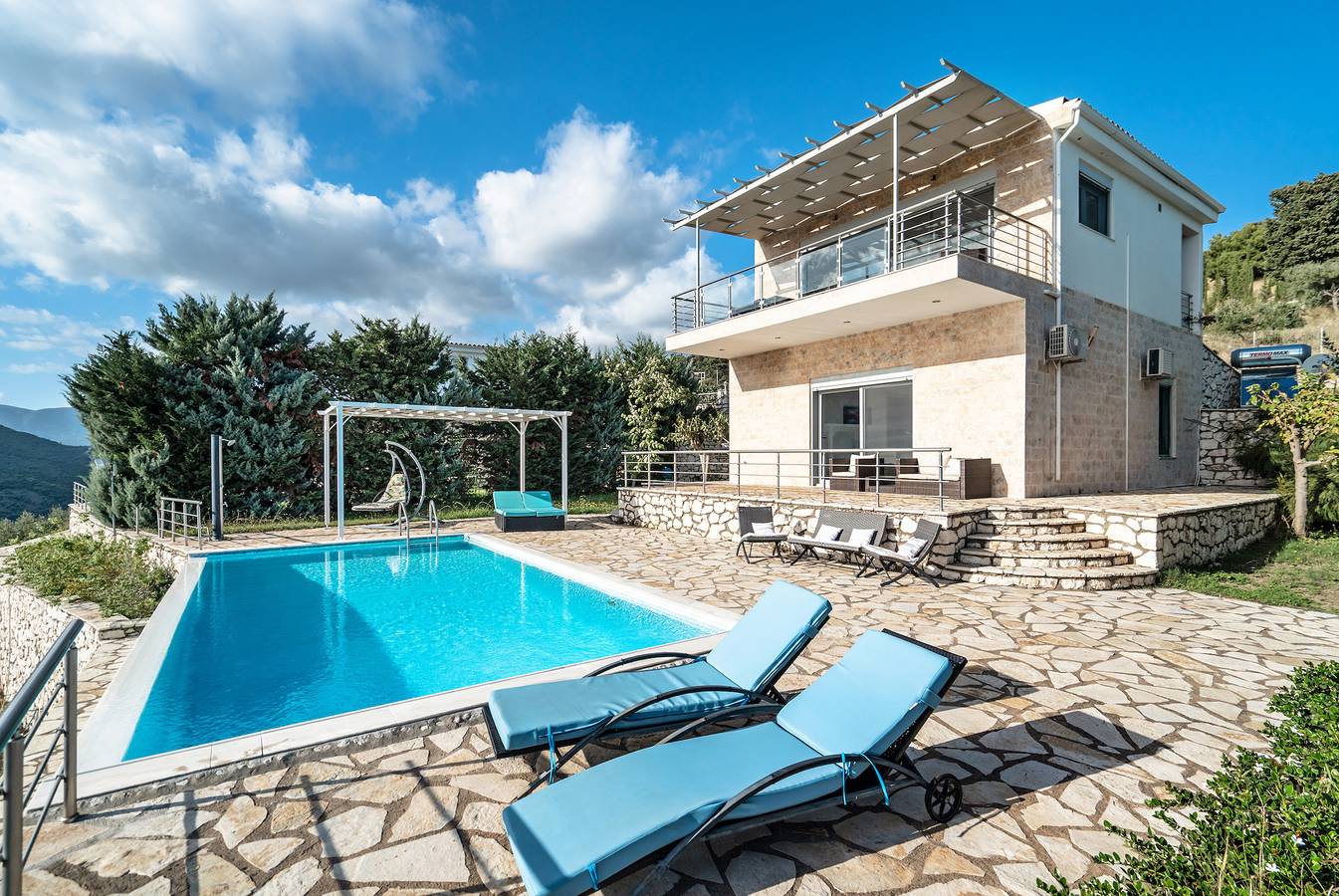 Villa 'Villa Porto Katsiki' with Sea View, Wi-Fi and Air Conditioning in Syvota (Lefkada), Greece
