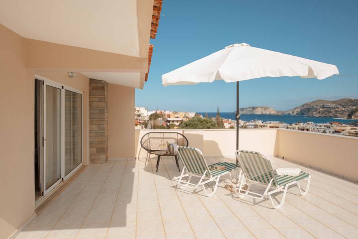 Appartement de vacances pour 7 personnes, avec Balcon et Jardin