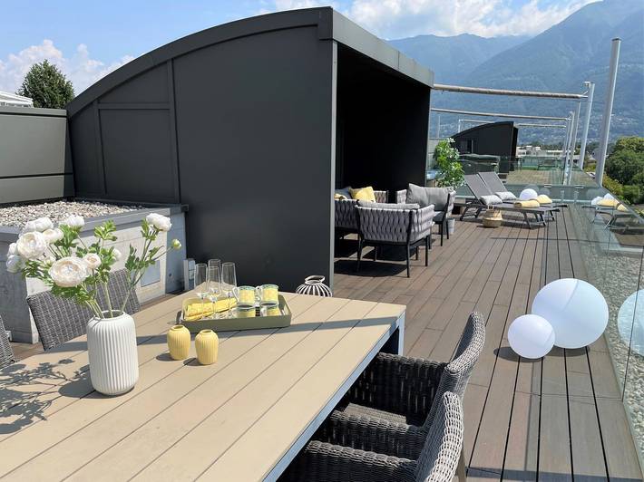 Appartement entier, Appartement de vacances pour 4 personnes avec balcon in Ascona, Alpes tessinoises