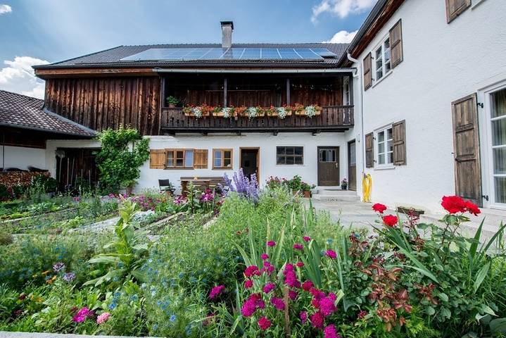 Bauernhof für 2 Personen, mit Terrasse und Garten in der Zugspitzregion