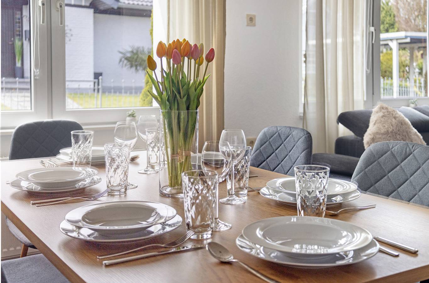 Ferienhaus 'Dümmerliebe Am See' mit privater Terrasse, privatem Garten und Wlan in Hüde, Landkreis Diepholz