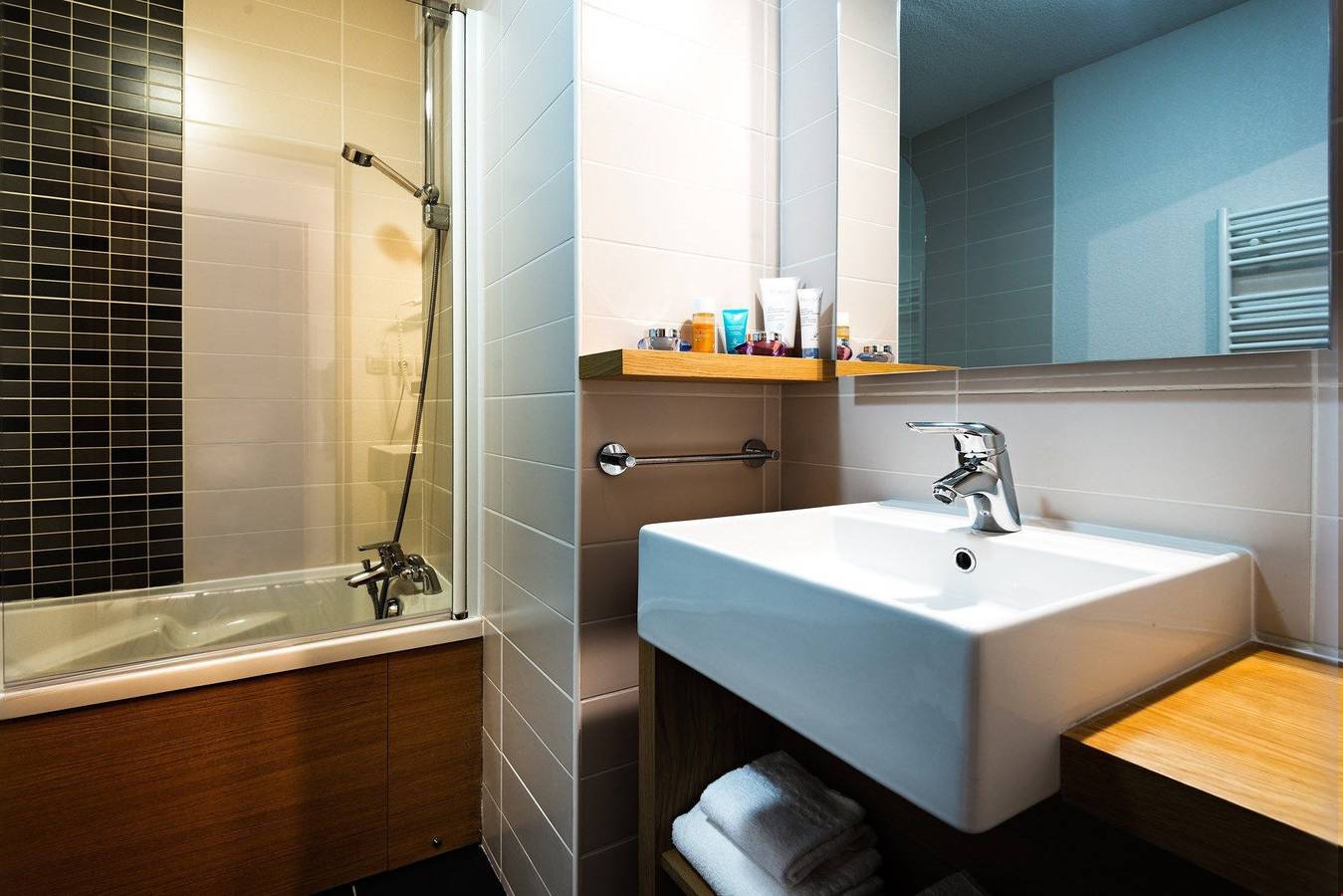 Appartement entier, Appartement de vacances pour 6 personnes avec piscine in Les Saisies, Région d'Albertville