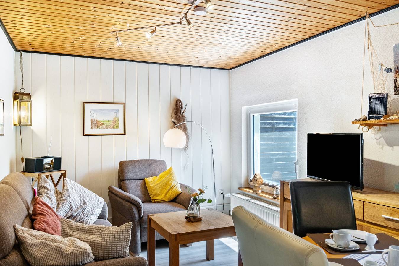 Ganze Wohnung, Ferienwohnung 'Ferienhaus Strandfloh' mit privater Terrasse, privatem Garten und Wlan in Wangerooge