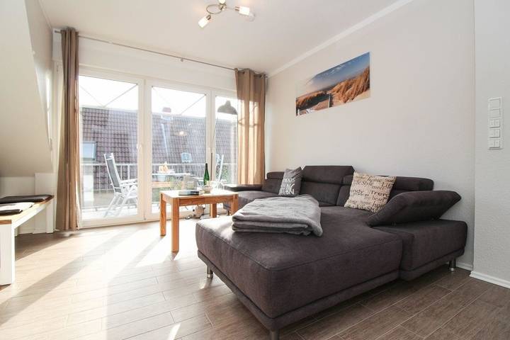 Appartement voor 5 personen, with tuin and balkon as well as sauna in Norden