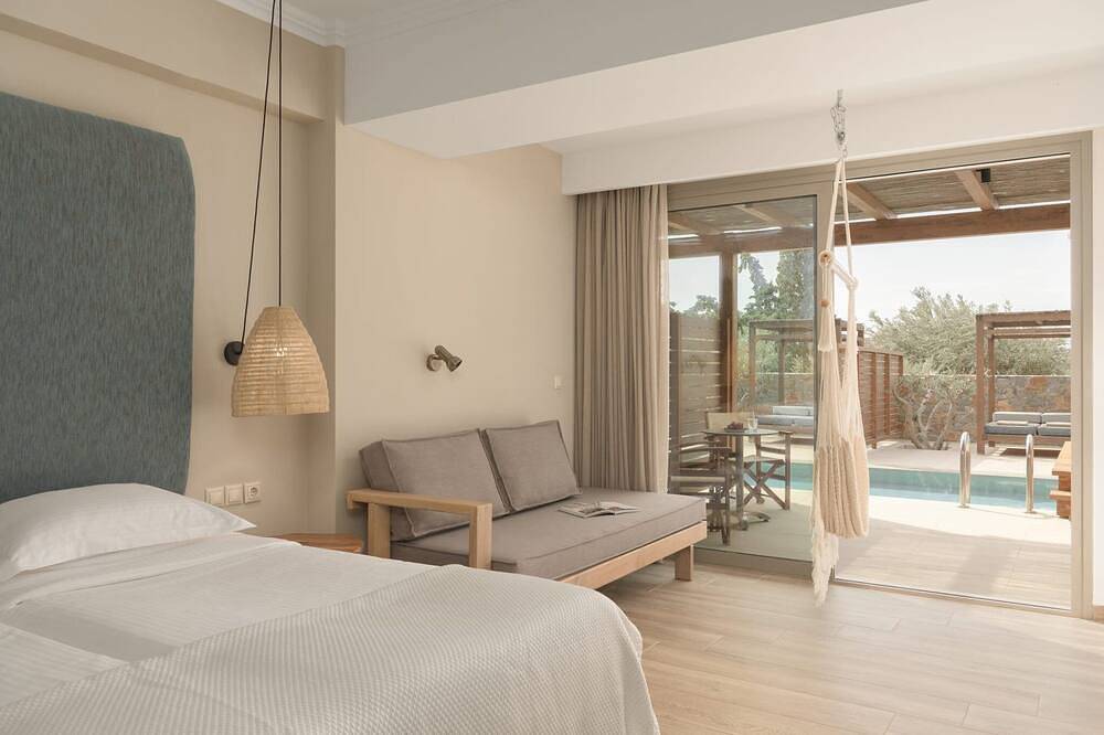 Masterful Agios Vasilios Suite | Gio Suite | 1 Bedroom | Shared Pool in Agia Galini, Rethymno en omgeving