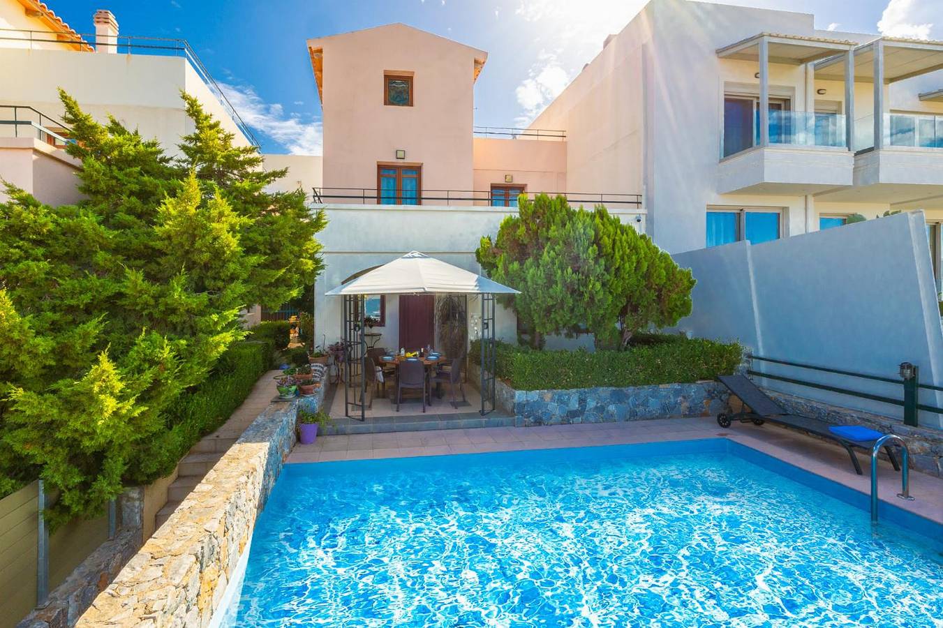 Villa für 7 Personen mit Terrasse in Vamos, Chania und Umgebung