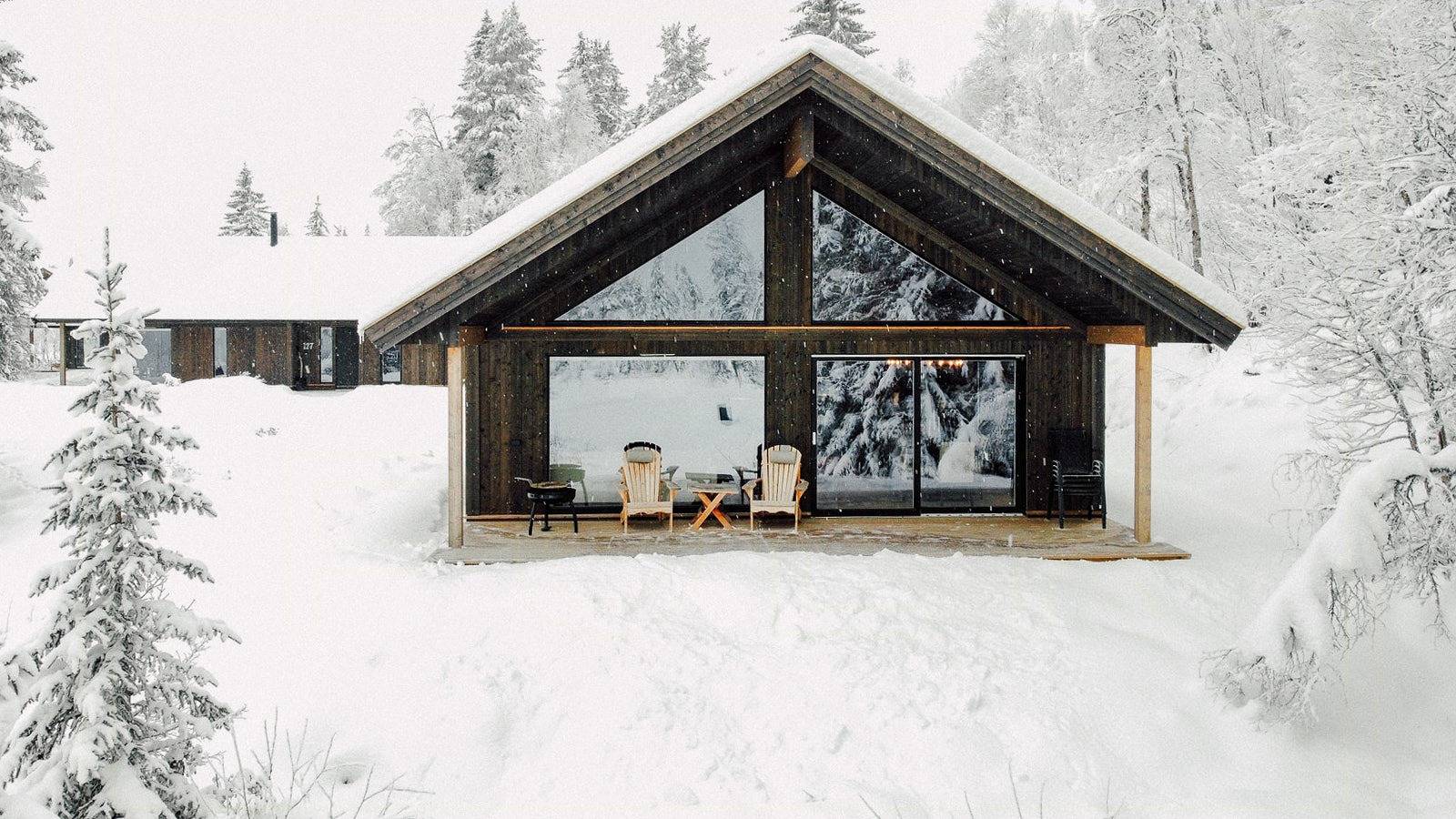 Moderne Hütte mit Bergblick bei Syningtoppen in Ål