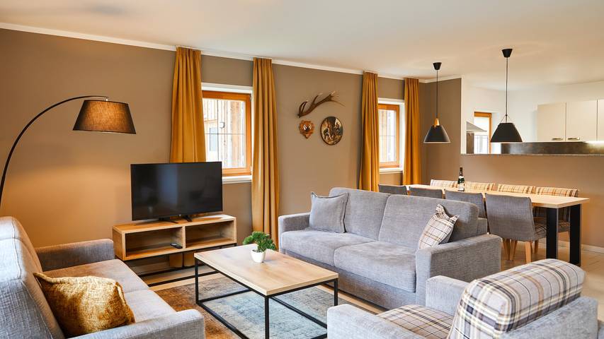 Chalet für 8 Personen, mit Balkon in Dachstein