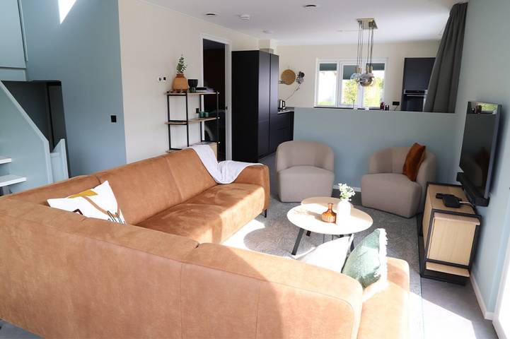 Chalet für 8 Personen, mit Balkon/Terrasse und Terrasse sowie Garten in Zeeland - 2