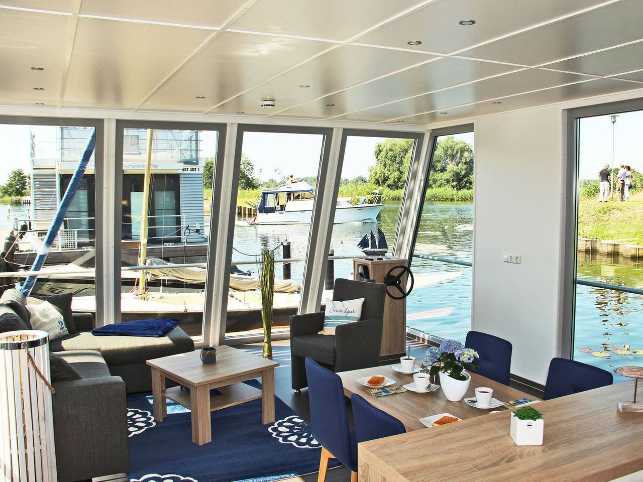 Hausboot Ueckermünde - Ihr besonderer Urlaub auf dem Wasser in Ueckermünde, Vorpommern Greifswald