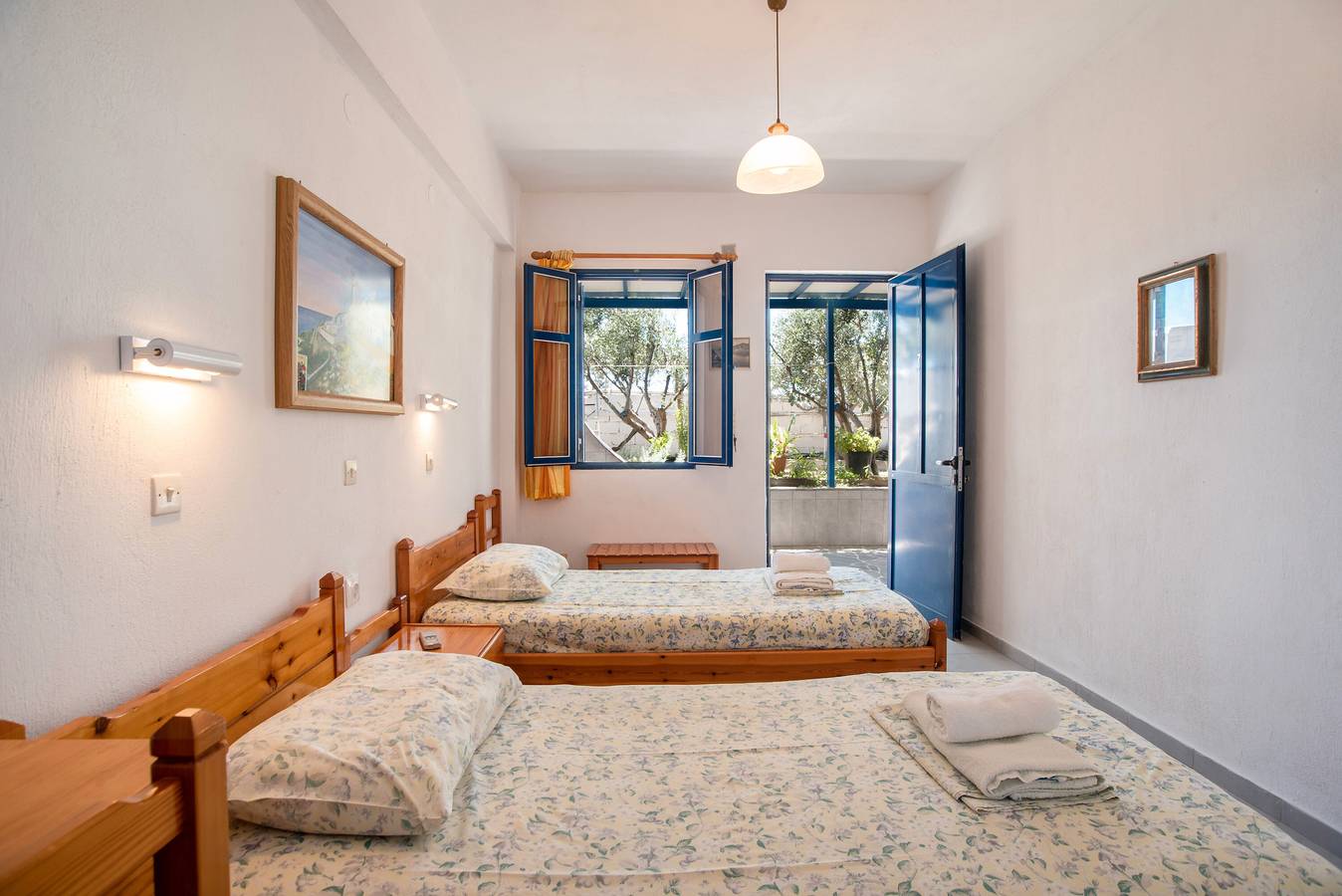 Kamer 'Studio 8' met uitzicht op de bergen, Wifi en airconditioning in Paros
