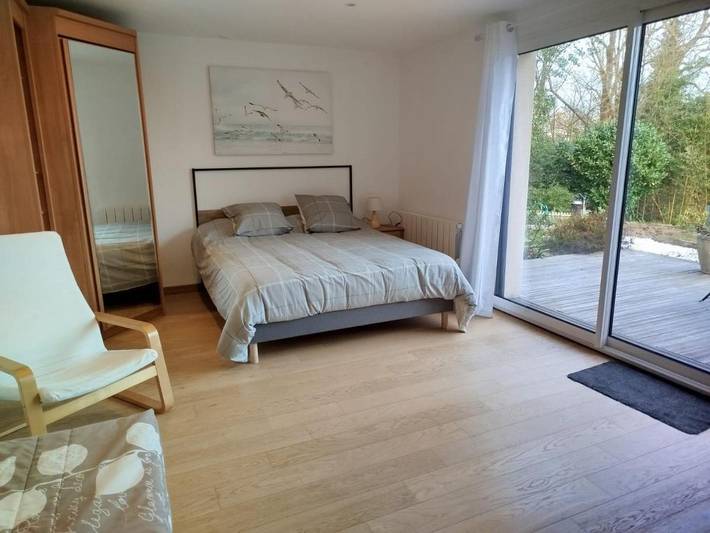 Appartement de vacances pour 3 personnes, avec jardin, animaux acceptés