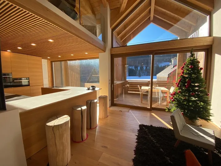 Appartement de vacances pour 6 personnes, avec jardin ainsi que vue et sauna - 1