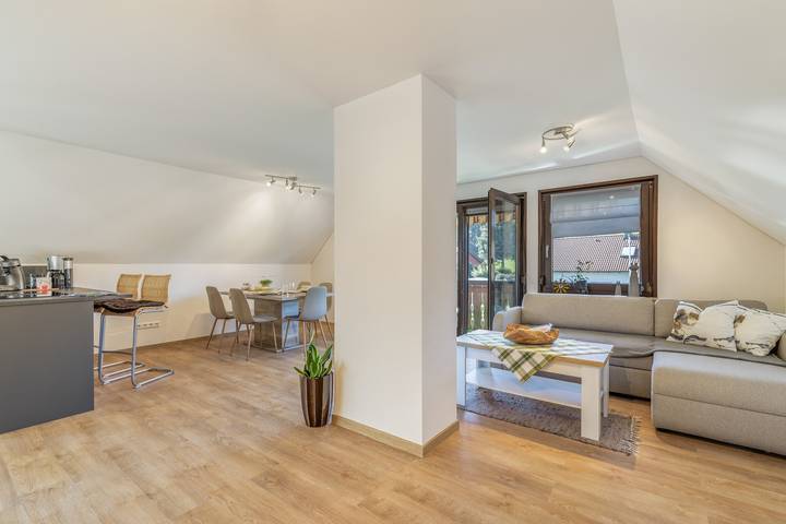 Ganze Wohnung, Apartment „Fewo Relax“ mit Balkon und WLAN in Sigmarszell, Bayerisch Schwaben