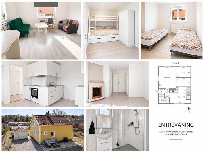 Appartement de vacances pour 5 personnes, avec vue ainsi que jardin et terrasse