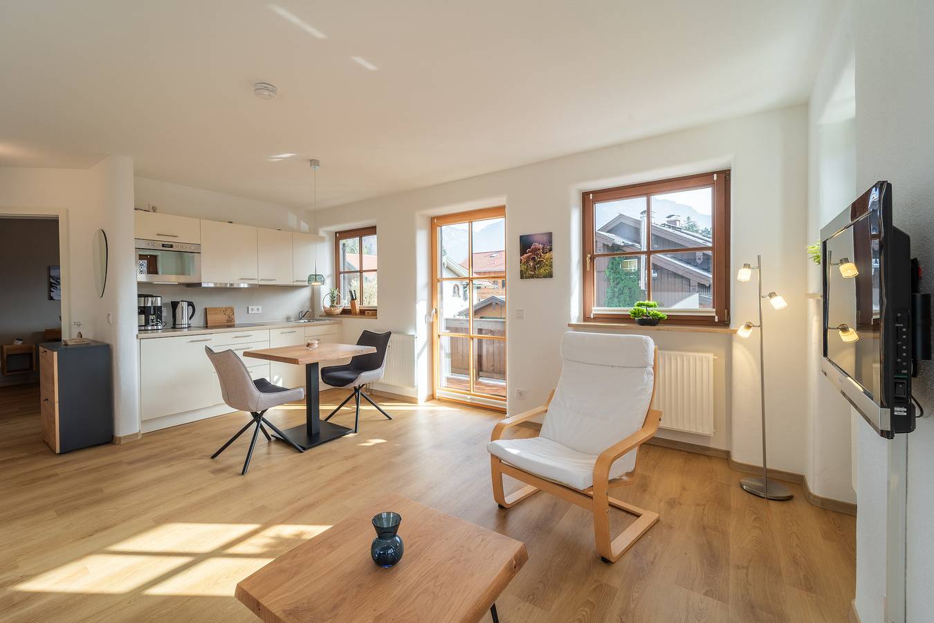 Ganze Ferienwohnung, Am Sonneneck - Dreigipfelblick  Fewo6 mit Sauna in Ruhpolding, Bayerische Alpen
