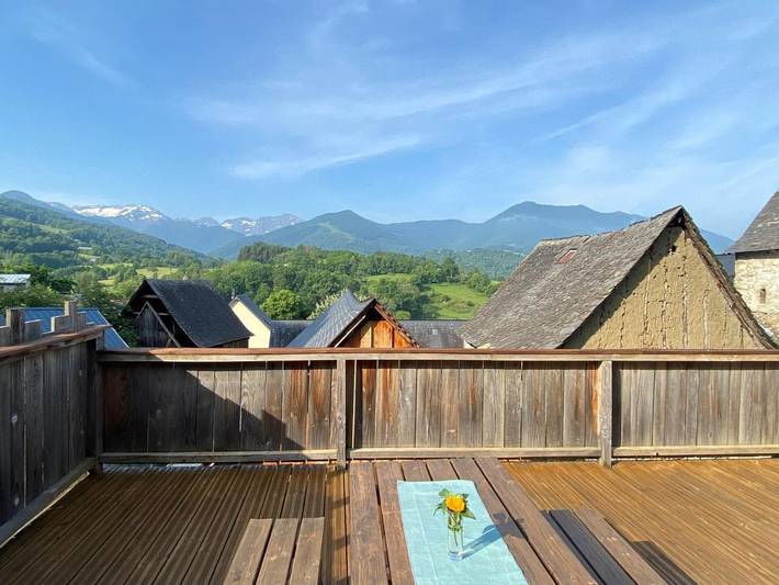 Chambre d’hôte pour 2 personnes, avec vue ainsi que jardin et terrasse dans Parc naturel régional des Pyrénées ariégeoises - 4